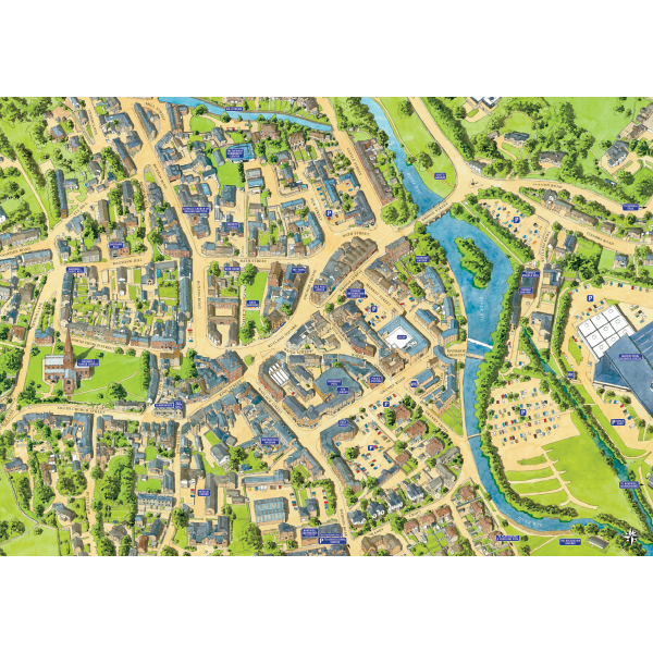 JIGRAPHY CITYSCAPES BAKEWELL 1000 PIECE